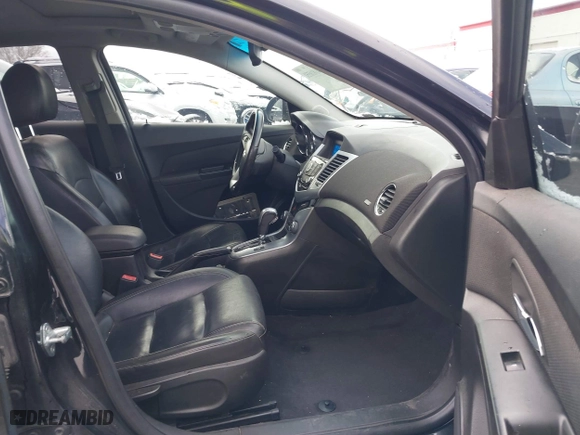 2012 Chevrolet Cruze LTZ with VIN 1G1PH5SC5C7309169, listed as a IAAI auction lot 41818551 with 158,837 mi miles. Bid and sale history available at carsss.com. Image 5.
