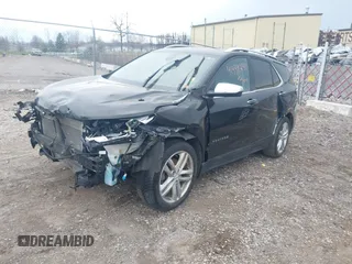 2018 Chevrolet Equinox Premier with VIN 2GNAXNEX9J6298714, listed as a IAAI auction lot 41998248 with 139,691 mi miles and . Bid and sale history available at DreamBid. Image 2.