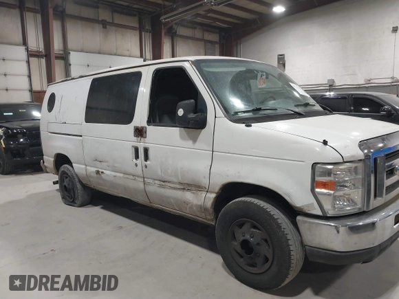 2008 Ford Econoline Cargo Commercial with VIN 1FTNE14W38DA55834, listed as a IAAI auction lot 41711206 with 102,369 mi miles and . Bid and sale history available at DreamBid. Image 13.