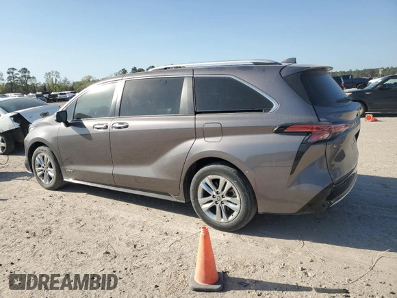 2021 Toyota Sienna Limited with VIN 5TDZRKEC2MS064202, listed as a Copart auction lot 50266955 with 79,248 mi miles and Clean Title. Bid and sale history available at carsss.com. Image 2.