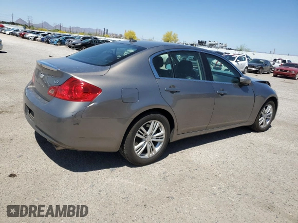 2011 Infiniti G37 Journey with VIN JN1CV6AP3BM505641, listed as a Copart auction lot 53047615 with 102,730 mi miles and Salvage Title. Bid and sale history available at DreamBid. Image 3.