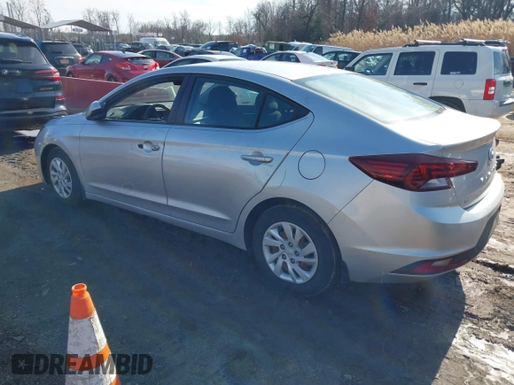 2019 Hyundai Elantra SE with VIN 5NPD74LF0KH466005, listed as a IAAI auction lot 41535177 with 39,385 mi miles and . Bid and sale history available at DreamBid. Image 3.