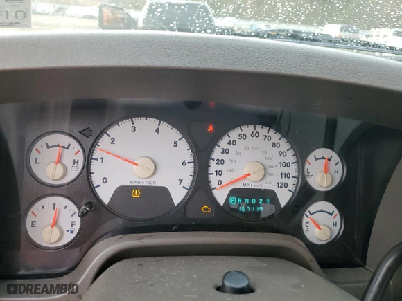 2008 Dodge Ram 1500 SLT with VIN 1D7HA18248S562839, listed as a Copart auction lot 44955615 with 167,119 mi miles and Salvage Title. Bid and sale history available at carsss.com. Image 9.