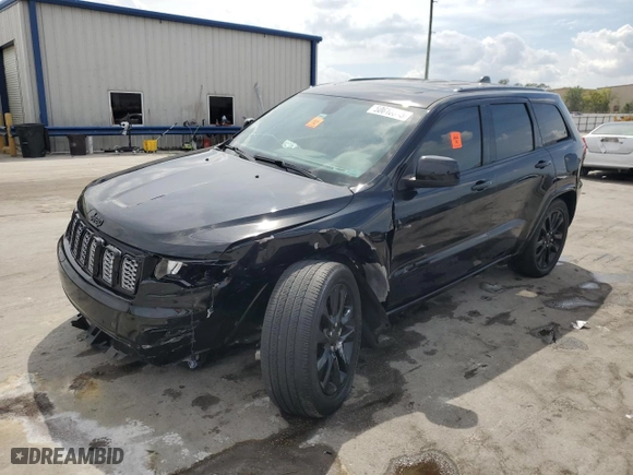 2021 Jeep Grand Cherokee Laredo X with VIN 1C4RJEAG0MC624110, listed as a Copart auction lot 50618395 with 72,622 mi miles and Non Repairable. Bid and sale history available at carsss.com. Image 1.