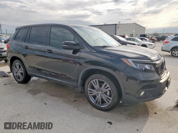 2019 Honda Passport EX-L with VIN 5FNYF7H50KB003009, listed as a Copart auction lot 50445685 with 61,313 mi miles and Salvage Title. Bid and sale history available at carsss.com. Image 4.