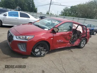 2020 Hyundai Ioniq Blue with VIN KMHC65LC7LU212577, listed as a Copart auction lot 64038765 with 99,625 mi miles and Salvage title. Bid and sale history available at DreamBid. Image 1.