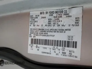 2010 Ford Explorer Limited с VIN 1FMEU7FE8AUA17737, выставлен на аукционе Copart как лот 42603645 с пробегом 228 673 миль миль и Списание • Salvage title. История ставок и продаж доступна на DreamBid. Изображение 13.