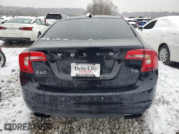 2015 Volvo S60 T6 Drive-E with VIN YV149MFK5F2339707, listed as a Copart auction lot 82493884 with 87,932 mi miles and Salvage Title. Bid and sale history available at carsss.com. Image 6.