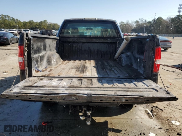 2005 Ford F-150 XL with VIN 1FTRF12WX5NA21395, listed as a Copart auction lot 44260355 with 261,053 mi miles and Salvage Title. Bid and sale history available at carsss.com. Image 6.