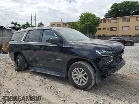 2024 Chevrolet Tahoe LS with VIN 1GNSCMKD1RR276226, listed as a Copart auction lot 62785025 with 13,158 mi miles and Salvage title. Bid and sale history available at DreamBid. Image 4.