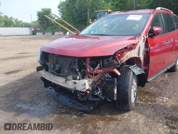 2017 Nissan Pathfinder SV with VIN 5N1DR2MN4HC673145, listed as a IAAI auction lot 42429907 with 137,099 mi miles and . Bid and sale history available at DreamBid. Image 6.
