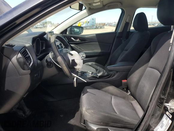 2015 Mazda 3 i Sport with VIN 3MZBM1U77FM185905, listed as a Copart auction lot 53151125 with 163,193 mi miles and Salvage Title. Bid and sale history available at carsss.com. Image 7.
