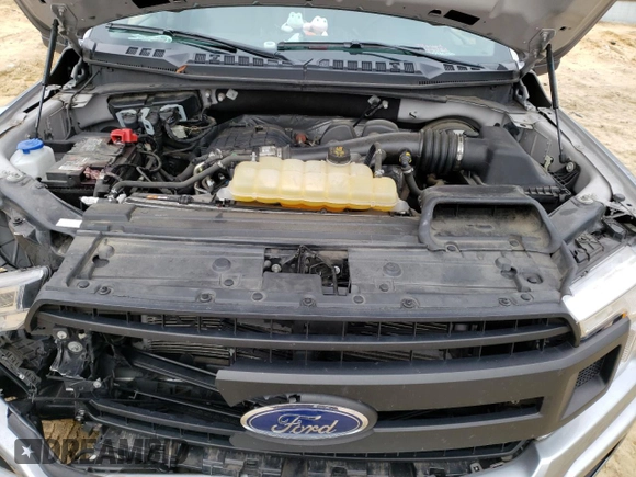 2020 Ford F-150 XL with VIN 1FTEX1CB0LKF52286, listed as a Copart auction lot 40610764 with 83,220 mi miles and Salvage Title. Bid and sale history available at DreamBid. Image 12.