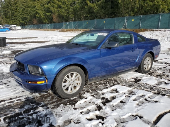 2008 Ford Mustang Deluxe with VIN 1ZVHT80N285119782, listed as a Copart auction lot 45427905 with 109,286 mi miles and Salvage Title. Bid and sale history available at carsss.com. Image 1.