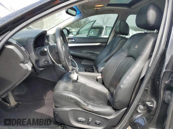 2009 Infiniti G37 x with VIN JNKCV61FX9M362488, listed as a Copart auction lot 52067695 with 117,511 mi miles and Salvage Title. Bid and sale history available at carsss.com. Image 7.