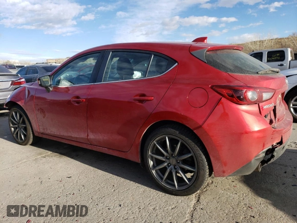 2014 Mazda 3 S Touring with VIN JM1BM1L30E1190845, listed as a Copart auction lot 85344714 with 123,775 mi miles and Salvage Title. Bid and sale history available at DreamBid. Image 2.