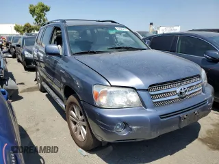 2006 Toyota Highlander Hybrid with VIN JTEEW21A960029945, listed as a Copart auction lot 62563614 with 180,196 mi miles and Salvage Title. Bid and sale history available at carsss.com. Image 4.