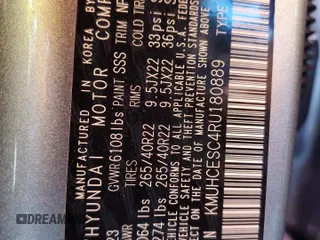 2024 Genesis GV80 z VIN KMUHCESC4RU180889, wystawiony jako Copart lot #80381564 z przebiegiem 18 919 mil mil oraz Szkoda całkowita • Salvage title. Historia ofert i sprzedaży dostępna na DreamBid. Obrazek 16.