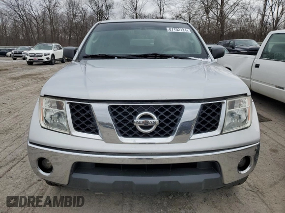 2007 Nissan Frontier SE with VIN 1N6AD09W17C408092, listed as a Copart auction lot 87192124 with 120,214 mi miles and Salvage Title. Bid and sale history available at carsss.com. Image 5.
