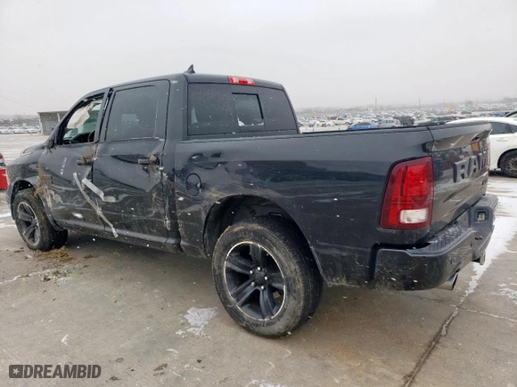 2018 Ram 1500 Night with VIN 1C6RR7MT4JS267620, listed as a Copart auction lot 46002365 with 117,733 mi miles and Salvage Title. Bid and sale history available at carsss.com. Image 2.