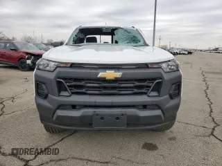2024 Chevrolet Colorado 2WD Work Truck with VIN 1GCGSBEC8R1132891, listed as a Copart auction lot 46445545 with 3,588 mi miles and Salvage Title. Bid and sale history available at DreamBid. Image 5.