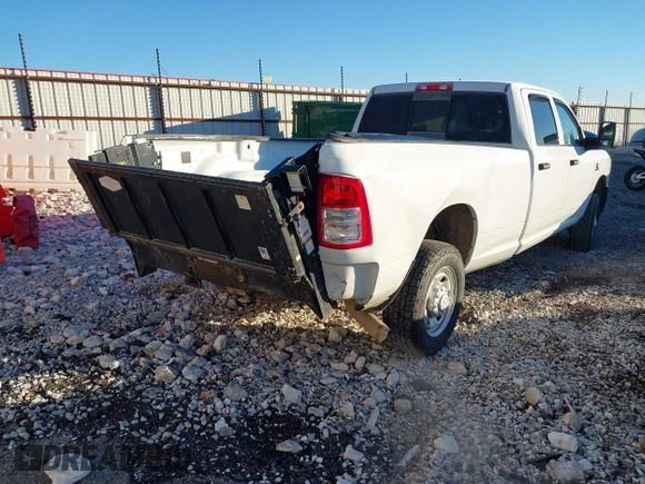 2023 Ram 2500 Tradesman with VIN 3C6UR5HL4PG506690, listed as a IAAI auction lot 41065565 with 72,435 mi miles. Bid and sale history available at carsss.com. Image 4.