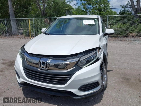 2021 Honda HR-V LX with VIN 3CZRU5H33MM728433, listed as a IAAI auction lot 42077620 with 34,861 mi miles and . Bid and sale history available at DreamBid. Image 6.