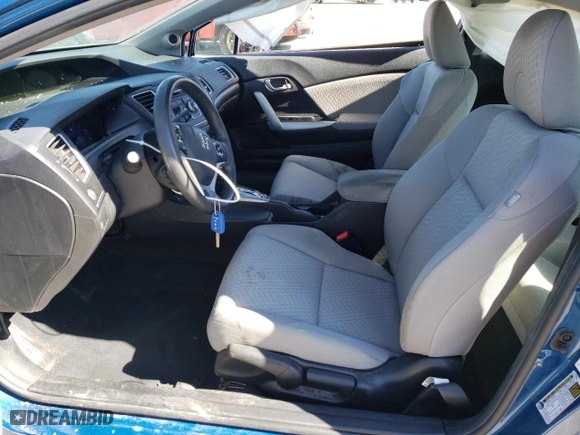 2015 Honda Civic Coupe LX with VIN 2HGFG3B51FH525042, listed as a Copart auction lot 46598605 with 95,097 mi miles and Salvage Title. Bid and sale history available at carsss.com. Image 7.
