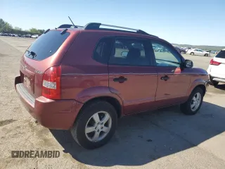 2007 Hyundai Tucson GLS with VIN KM8JM12B37U586530, listed as a Copart auction lot 54863125 with 165,493 mi miles and Clean Title. Bid and sale history available at carsss.com. Image 3.