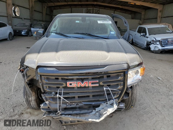 2021 GMC Canyon 2WD Elevation with VIN 1GTG5CENXM1184367, listed as a Copart auction lot 71882084 with 0 mi miles and Salvage Title. Bid and sale history available at carsss.com. Image 5.