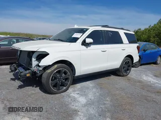 2023 Ford Expedition Limited with VIN 1FMJU2A84PEA53365, listed as a IAAI auction lot 41683102 with 21,147 mi miles and . Bid and sale history available at DreamBid. Image 2.