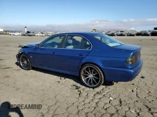 2001 BMW 5 Series 525iA with VIN WBADT43411GF55207, listed as a Copart auction lot 72247264 with 129,965 mi miles and Salvage Title. Bid and sale history available at carsss.com. Image 2.