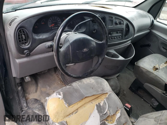 1999 Ford Econoline Cargo with VIN 1FTRE1424XHB64812, listed as a Copart auction lot 85494344 with 197,032 mi miles and Non Repairable. Bid and sale history available at carsss.com. Image 8.