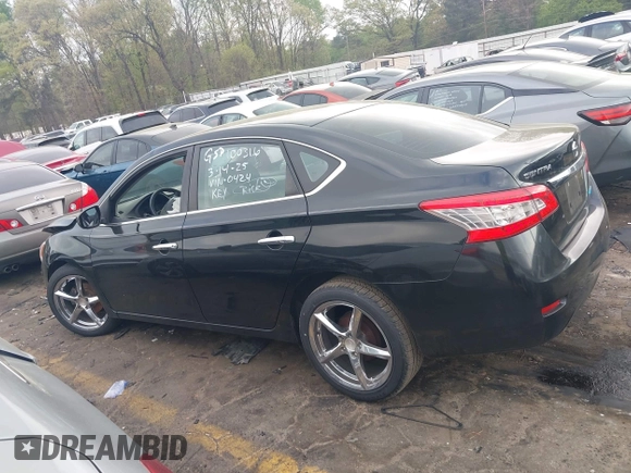 2013 Nissan Sentra S with VIN 3N1AB7AP0DL770424, listed as a IAAI auction lot 41951191 with 129,348 mi miles and . Bid and sale history available at DreamBid. Image 14.