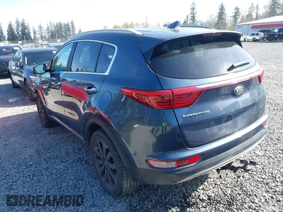 2019 Kia Sportage EX with VIN KNDPNCAC7K7615908, listed as a IAAI auction lot 42004220 with 86,654 mi miles. Bid and sale history available at carsss.com. Image 3.