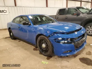 2020 Dodge Charger Police with VIN 2C3CDXKT4LH186759, listed as a Copart auction lot 43547955 with 99,471 mi miles and Clean Title. Bid and sale history available at carsss.com. Image 4.
