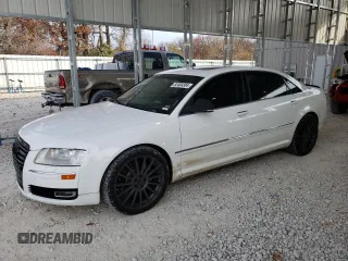 2008 Audi A8 L 4.2L with VIN WAUMV94E88N010171, listed as a Copart auction lot 82404304 with 155,445 mi miles and Salvage Title. Bid and sale history available at carsss.com. Image 1.