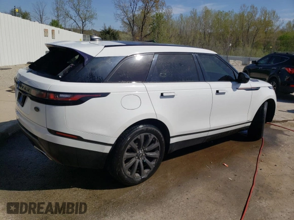 2018 Land Rover Range Rover Velar R-Dynamic SE with VIN SALYL2RV3JA716982, listed as a Copart auction lot 52519765 with 82,886 mi miles and Salvage title. Bid and sale history available at DreamBid. Image 3.