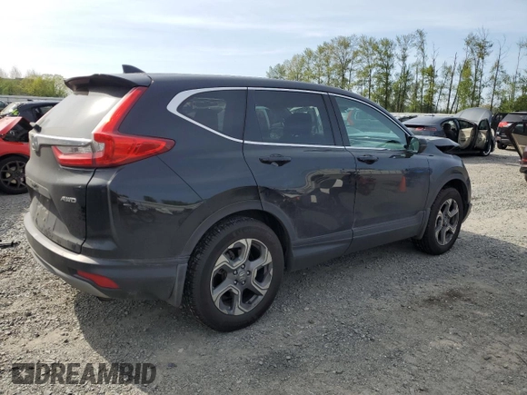 2019 Honda CR-V EX with VIN 5J6RW2H53KA011390, listed as a Copart auction lot 54722925 with 87,085 mi miles and Salvage Title. Bid and sale history available at carsss.com. Image 3.
