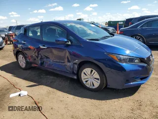 2025 Nissan LEAF S z VIN 1N4AZ1BVXSC563587, wystawiony jako Copart lot #56487085 z przebiegiem 2 886 mil mil oraz Szkoda całkowita • Salvage title. Historia ofert i sprzedaży dostępna na DreamBid. Obrazek 4.