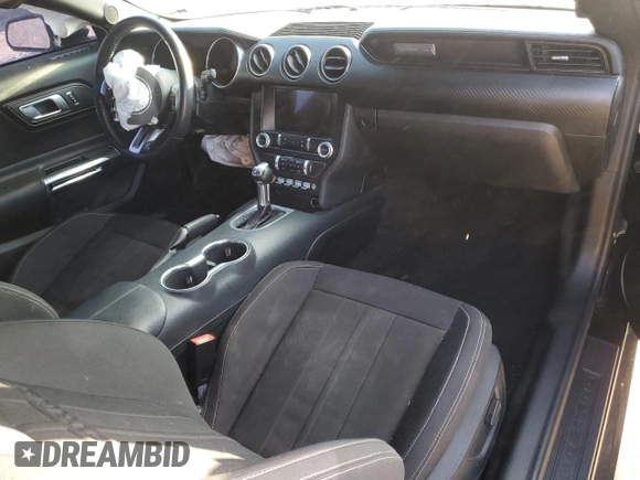 2021 Ford Mustang EcoBoost with VIN 1FA6P8TH5M5151498, listed as a Copart auction lot 45869345 with 56,805 mi miles and Salvage Title. Bid and sale history available at carsss.com. Image 8.