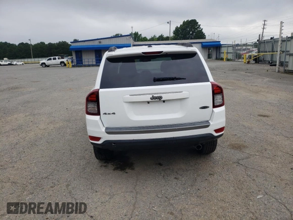 2017 Jeep Compass 75th Anniversary Edition with VIN 1C4NJDBB5HD168276, listed as a Copart auction lot 54516835 with 95,153 mi miles and Clean Title. Bid and sale history available at carsss.com. Image 6.