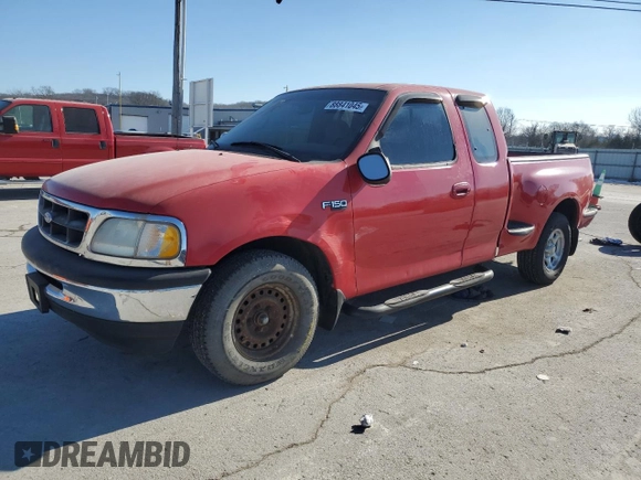 1997 Ford F-150 XL with VIN 1FTDX0729VKB37387, listed as a Copart auction lot 88841045 with 181,786 mi miles and Clean title. Bid and sale history available at DreamBid. Image 1.