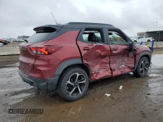 2022 Chevrolet TrailBlazer RS with VIN KL79MTSL8NB126295, listed as a Copart auction lot 51374205 with 39,749 mi miles and Salvage Title. Bid and sale history available at DreamBid. Image 3.