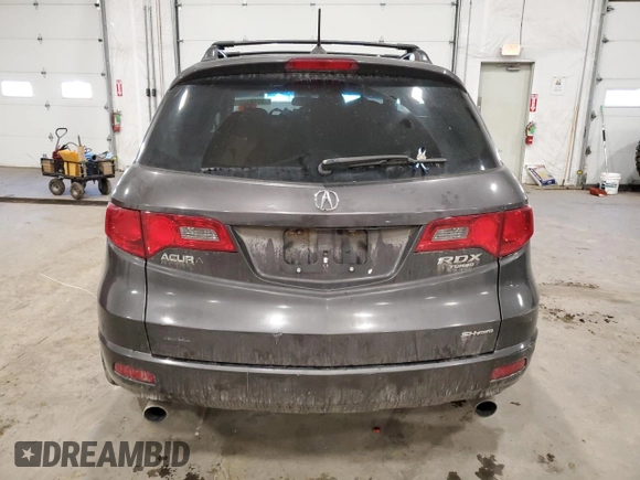 2009 Acura RDX Technology z VIN 5J8TB18549A005000, wystawiony jako Copart lot #48540105 z przebiegiem Nie podano mil oraz Szkoda całkowita • Salvage title. Historia ofert i sprzedaży dostępna na DreamBid. Obrazek 6.