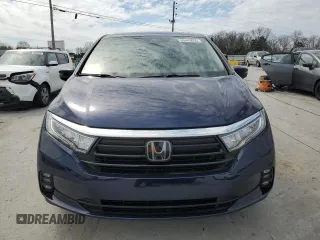 2022 Honda Odyssey EX-L with VIN 5FNRL6H74NB036835, listed as a Copart auction lot 50445655 with 55,276 mi miles and Salvage Title. Bid and sale history available at DreamBid. Image 5.