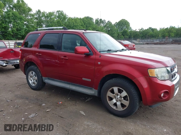 2008 Ford Escape Limited с VIN 1FMCU94178KA46610, выставлен на аукционе IAAI как лот 42220269 с пробегом 107 669 миль миль и . История ставок и продаж доступна на DreamBid. Изображение 1.
