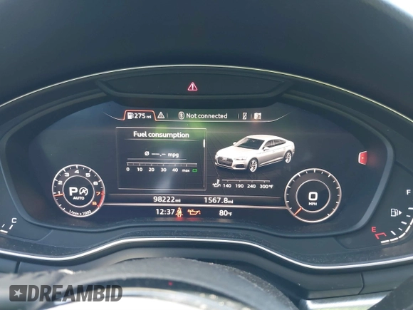 2018 Audi A5 Sportback Premium Plus с VIN WAUENCF54JA006405, выставлен на аукционе IAAI как лот 41825449 с пробегом 98 222 миль миль и . История ставок и продаж доступна на DreamBid. Изображение 7.