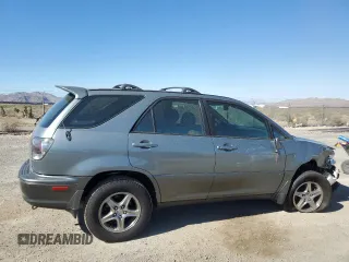 2001 Lexus RX 300 with VIN JTJGF10U410091732, listed as a Copart auction lot 68495234 with 222,902 mi miles and Salvage Title. Bid and sale history available at carsss.com. Image 3.