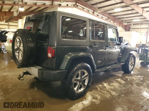 2011 Jeep Wrangler Unlimited Sahara with VIN 1J4BA5H17BL592752, listed as a Copart auction lot 83344334 with 176,259 mi miles and Clean Title. Bid and sale history available at carsss.com. Image 3.